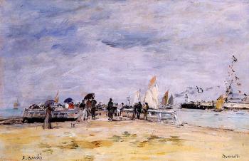 尤金 佈丹 Deauville, the Jetty 尤金 佈丹 Deauville, the Jetty